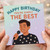 Happy Birthday Card - You're Simply The Best - Singer with Microphone Illustration - Heartfelt Birthday Greeting for Friends and Family