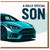 Son Birthday Card - A Rally Special Son - Racing Car Design, Funny Motorsport Pun Card for Boys or Teens