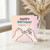 Happy Birthday Mummy Card - Cute Pinky Promise Illustration - Pastel Colour Mum Birthday Card from Daughter or Son - Sweet Mum Greetings with Envelope
