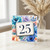 25th Birthday Card, Floral Watercolour 25 Birthday Card