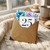 25th Birthday Card, Floral Watercolour 25 Birthday Card