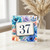 37th Birthday Card, Floral Watercolour Number 37 Card