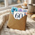 60th Birthday Card, Floral Navy Number 60 Birthday Card