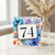 74th Birthday Card, Floral 74 Birthday Card