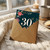30th Birthday Card, Floral Flower Card for Her