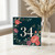 34th Birthday Card, Floral Number 34 Birthday Card