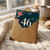 46th Birthday Card, Floral Number 46 Birthday Card