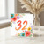 32nd Birthday Card, Floral Watercolour 32 Card