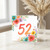 52nd Birthday Card, Floral Watercolour Design