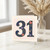 31st Birthday Card, Floral Number 31 Card