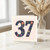 37th Birthday Card, Floral Number 37 Card