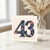 43rd Birthday Card, Floral Number 43 Card