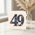 49th Birthday Card, Floral Number 49 Card