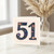 51st Birthday Card, Floral Number 51 Card