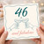 46th Birthday Card, 46 and Fabulous Champagne Toast Card
