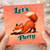 Let's Party Fox Birthday Card - Cute Red Fox Illustration - Fun Animal Celebration Greeting for Him, Her, Kids, Friends & Family