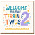 2nd Birthday Card - Welcome to the Terrible Twos - Fun Colourful Toddler Age 2 Card for Boys or Girls, Kids Birthday Cute Funny Children's Two Today