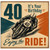 40th Birthday Card, Motorcycle Enjoy the Ride Birthday Card