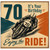 70th Birthday Card, Enjoy the Ride Vintage Motorcycle Birthday Card