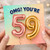 59th Birthday Card, OMG! You're 59 Birthday Card