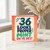 36th Birthday Card, Proper Mint Funny Birthday Card