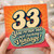 33rd Birthday Card, You're Not Old Just Fucking Vintage Retro Card