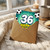 36th Birthday Card, Football Soccer Ball Happy Birthday Card