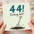 44th Birthday Card, Funny Rude Forking Hell Gardening Joke Card