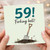 59th Birthday Card, Forking Hell Funny Rude Age 59 Card