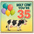 35th Birthday Card, Holy Cow You're 35