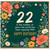 22nd Birthday Card, Floral Happy Birthday Card