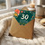 30th Birthday Card, Floral Happy Birthday Card