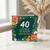 40th Birthday Card, Floral Happy Birthday Card for 40 Year Old