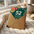52nd Birthday Card, Floral Happy Birthday Card