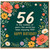 56th Birthday Card, Floral Happy Birthday Card