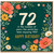 72nd Birthday Card, Floral Happy Birthday Card for 72 Year Old