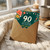 90th Birthday Card, Floral Happy Birthday Card