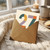 27th Birthday Card, Retro Patchwork Number 27 Card