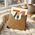 71st Birthday Card, Retro Patchwork Number Design