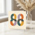 88th Birthday Card, Retro Patterned Number 88 Card