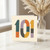 101st Birthday Card, Colourful Patterned Number 101 Card