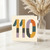 110th Birthday Card, Abstract Patterned Age 120 Design