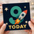 9th Birthday Card, Space Congratulations Card