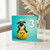 3rd Birthday Card, Cute Sheep and Number 3