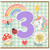 3rd Birthday Card, Cute Rainbow Unicorn and Butterfly Birthday Card