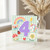 4th Birthday Card, Cute Unicorn Rainbow Birthday Card