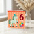 6th Birthday Card, Cute Party Unicorn 6 Today Card