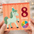 8th Birthday Card, Cute Unicorn Birthday Card