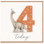 4th Birthday Card, Dinosaur Age 4 Today Card