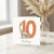 10th Birthday Card, Dinosaur Party Hat Card